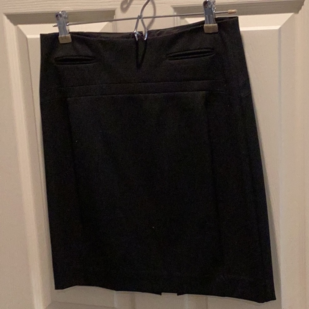 Black pencil skirt
